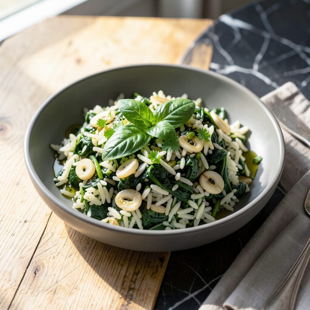 Green Rice Recipe Spinach: Vibrant Herb-Infused Side Dish