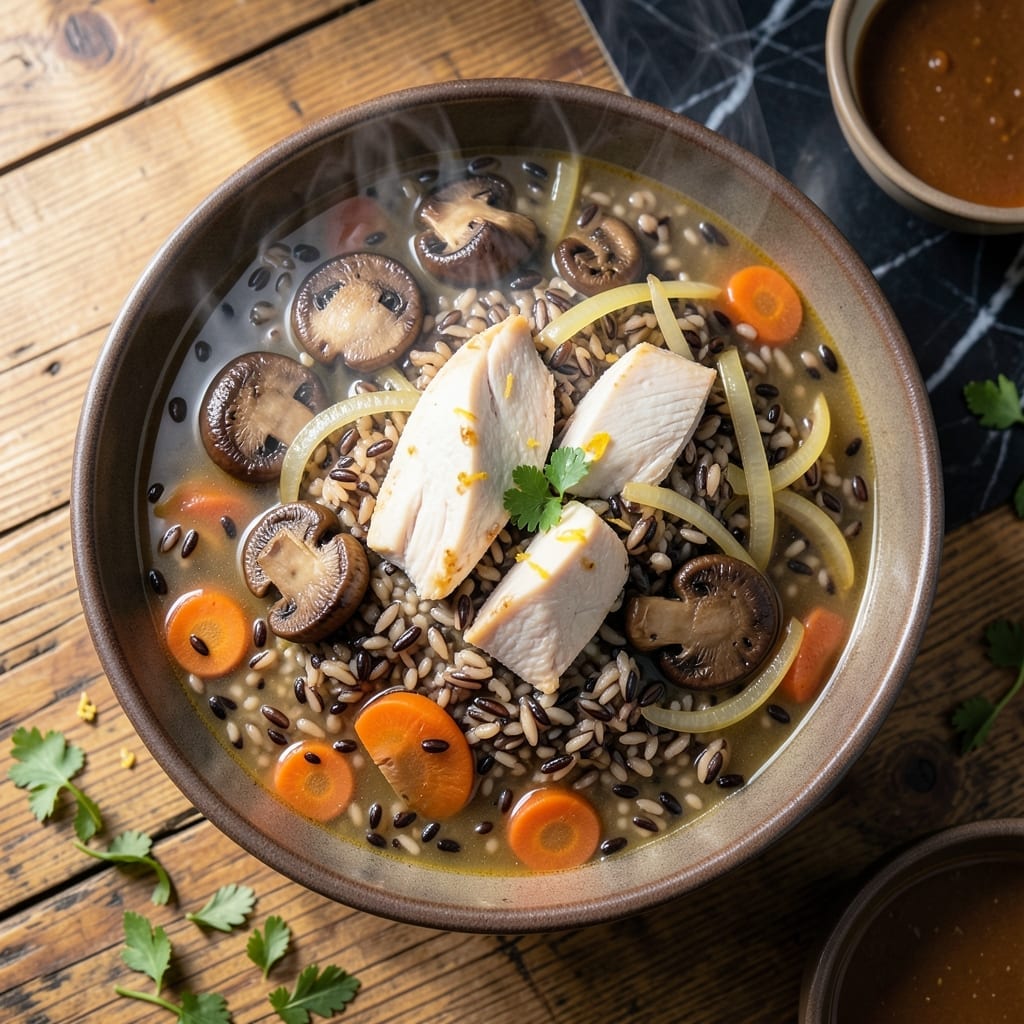 Low Sodium Chicken Wild Rice Soup Recipe: Savory Herbs and Nutty Grains