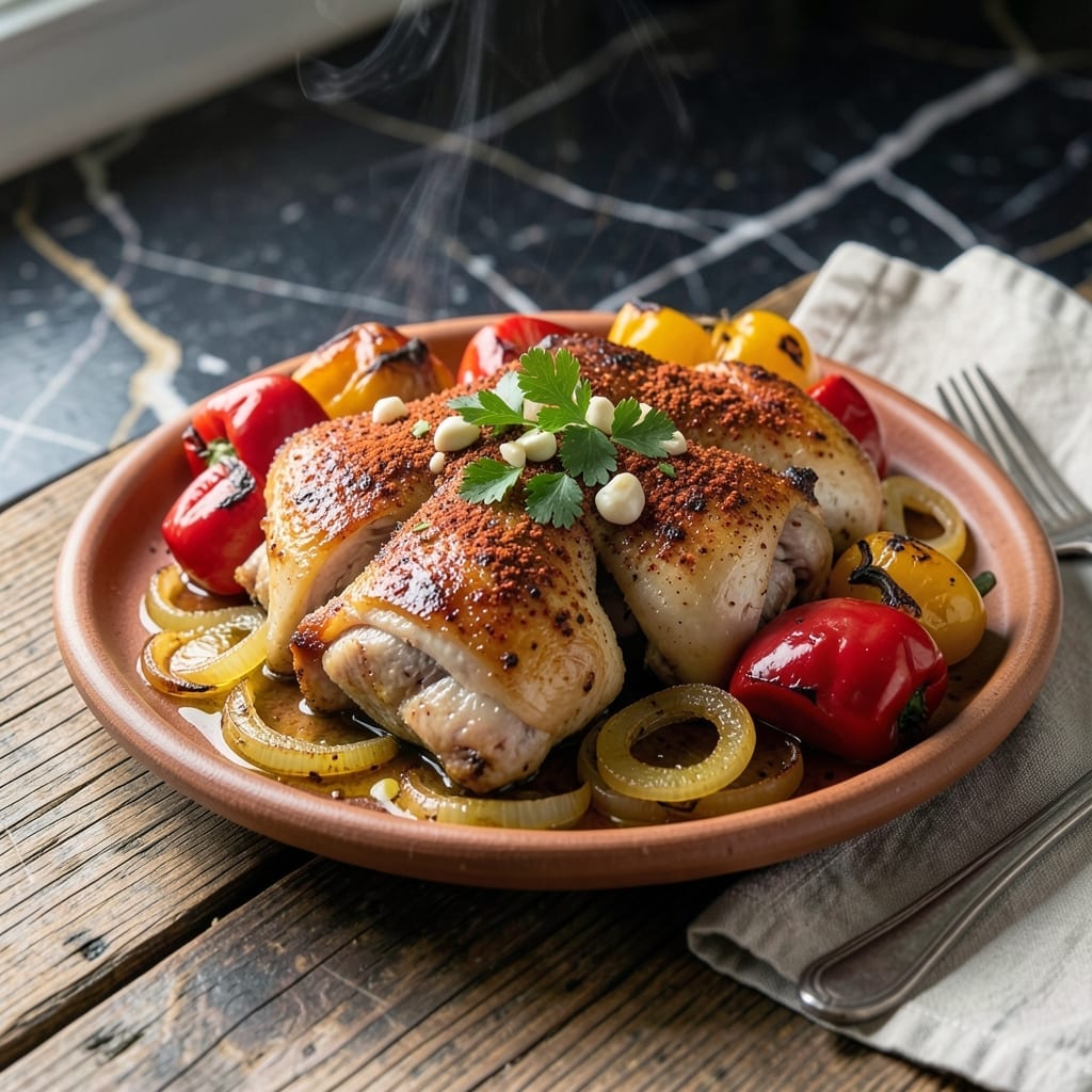Bosnian Chicken Recipe: Paprikash-Style With Peppers and Onions