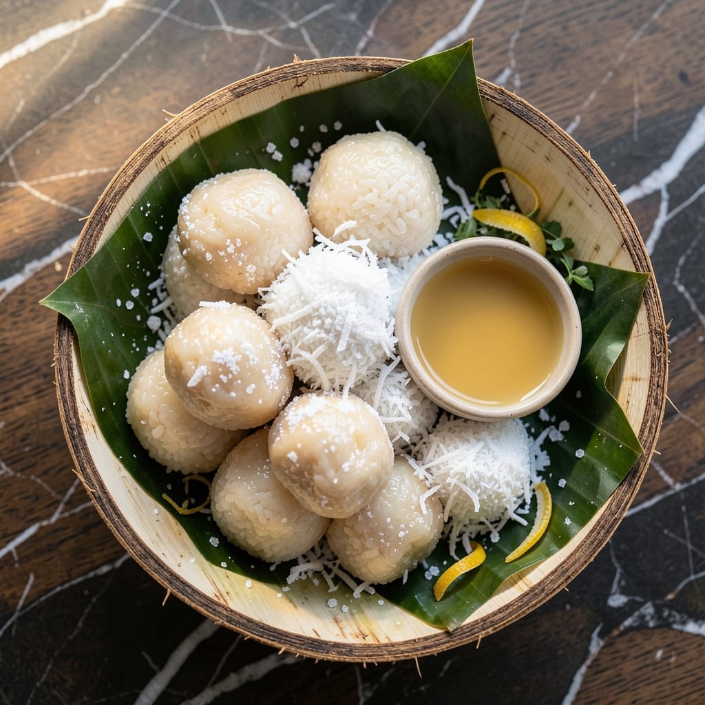 Filipino Sweet Rice Balls Recipe: Chewy Coconut-Coated Bites Filipino Sweet Rice Balls Recipe: Chewy Coconut-Coated Bites