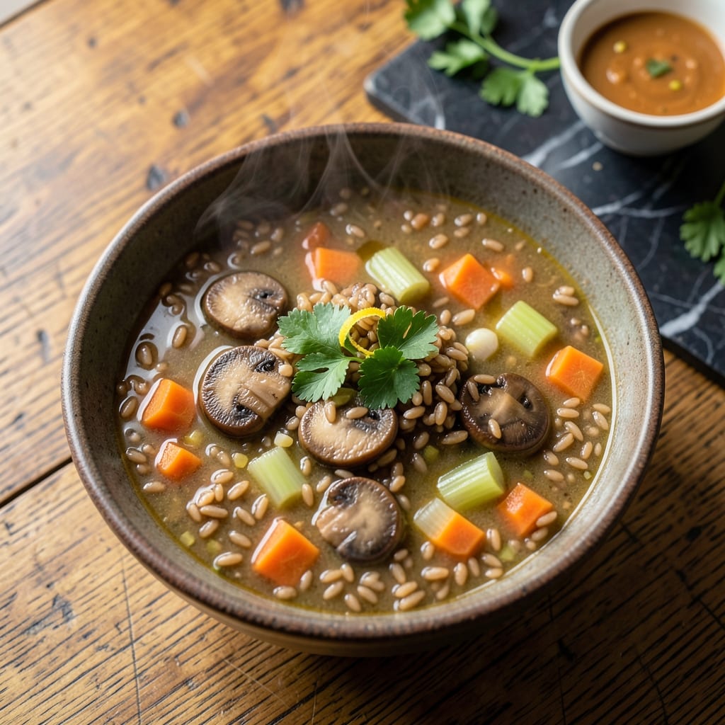 Minnesota Wild Rice Soup Recipe: Hearty Broth With Earthy Mushrooms Minnesota Wild Rice Soup Recipe: Hearty Broth With Earthy Mushrooms