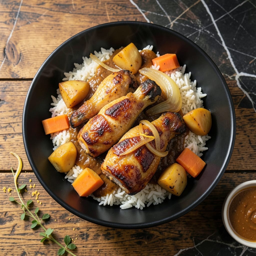 One Pot Japanese Curry Chicken and Rice Recipe: Umami-Rich Comfort in One Bowl