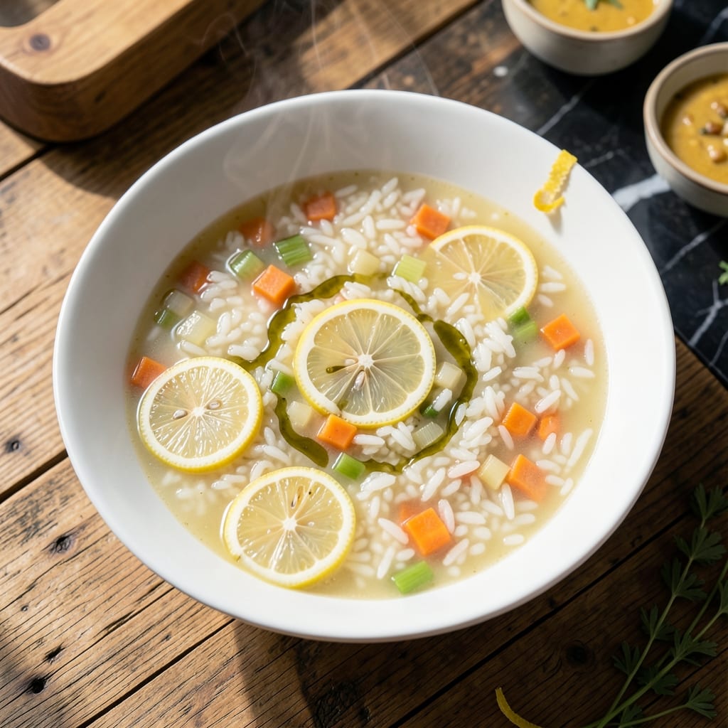 Lemon Rice Soup Recipe Crock Pot: Bright Citrus and Herbed Warmth