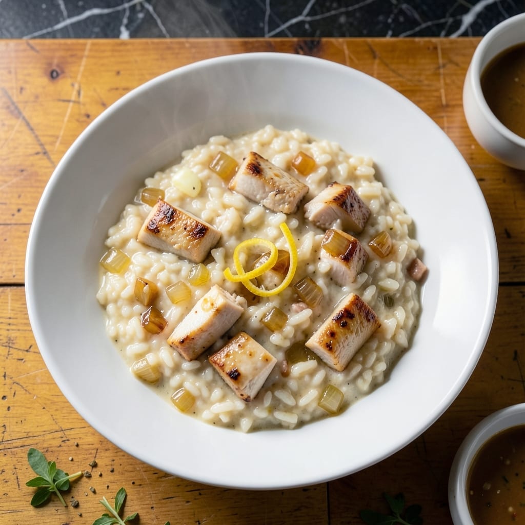 Chicken Risotto in Rice Cooker Recipe: Hands-Free Creamy Indulgence Chicken Risotto in Rice Cooker Recipe: Hands-Free Creamy Indulgence