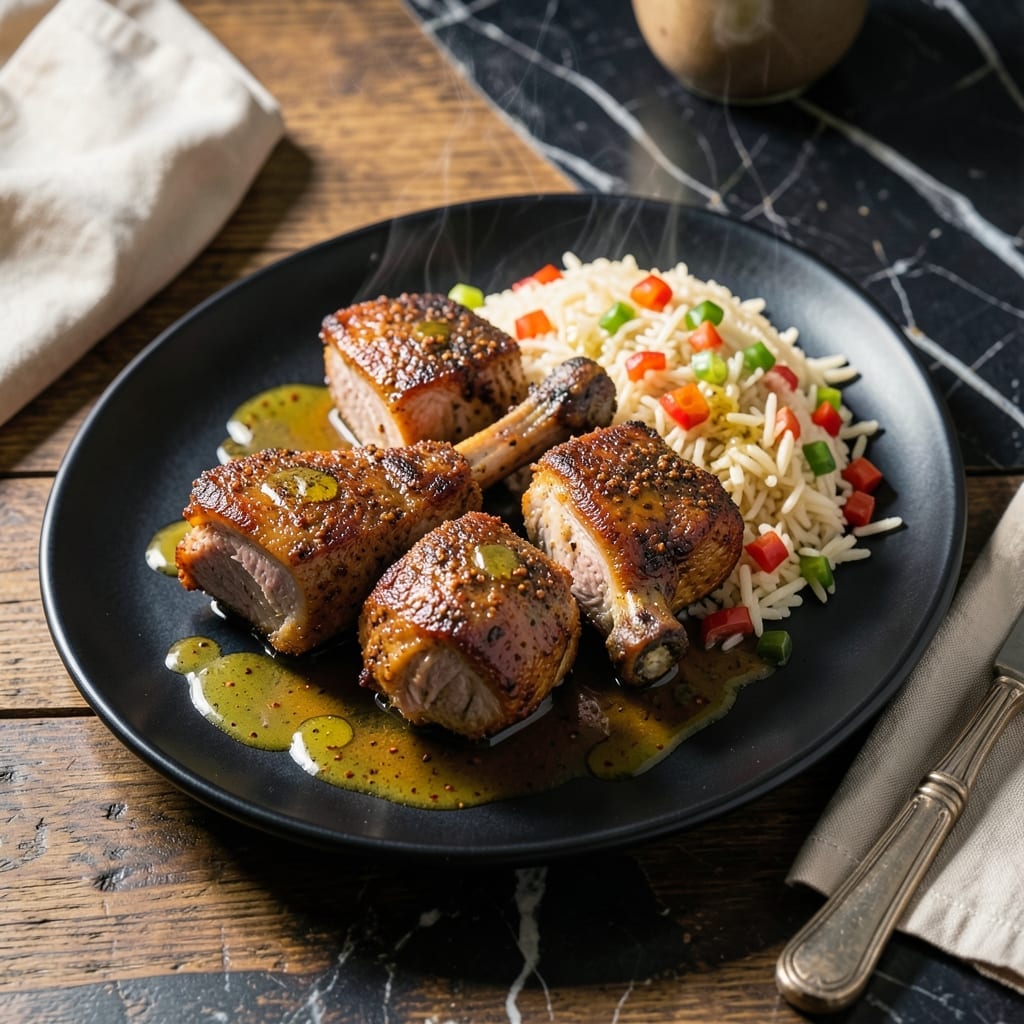 Cajun Pork Chops and Rice Recipe: Bold Spices and Fluffy Grains