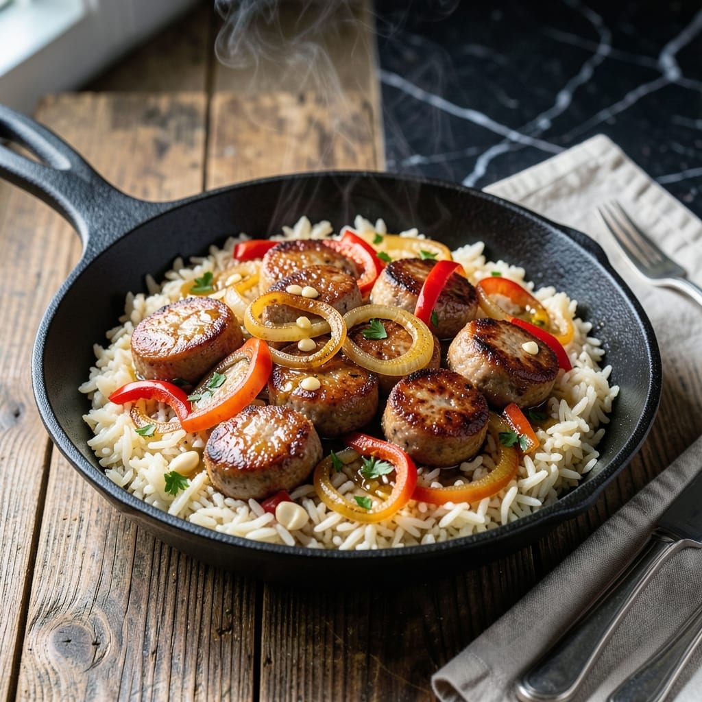 Hillshire Farm Sausage and Rice Recipe: Smoky One-Skillet Meal Hillshire Farm Sausage and Rice Recipe: Smoky One-Skillet Meal