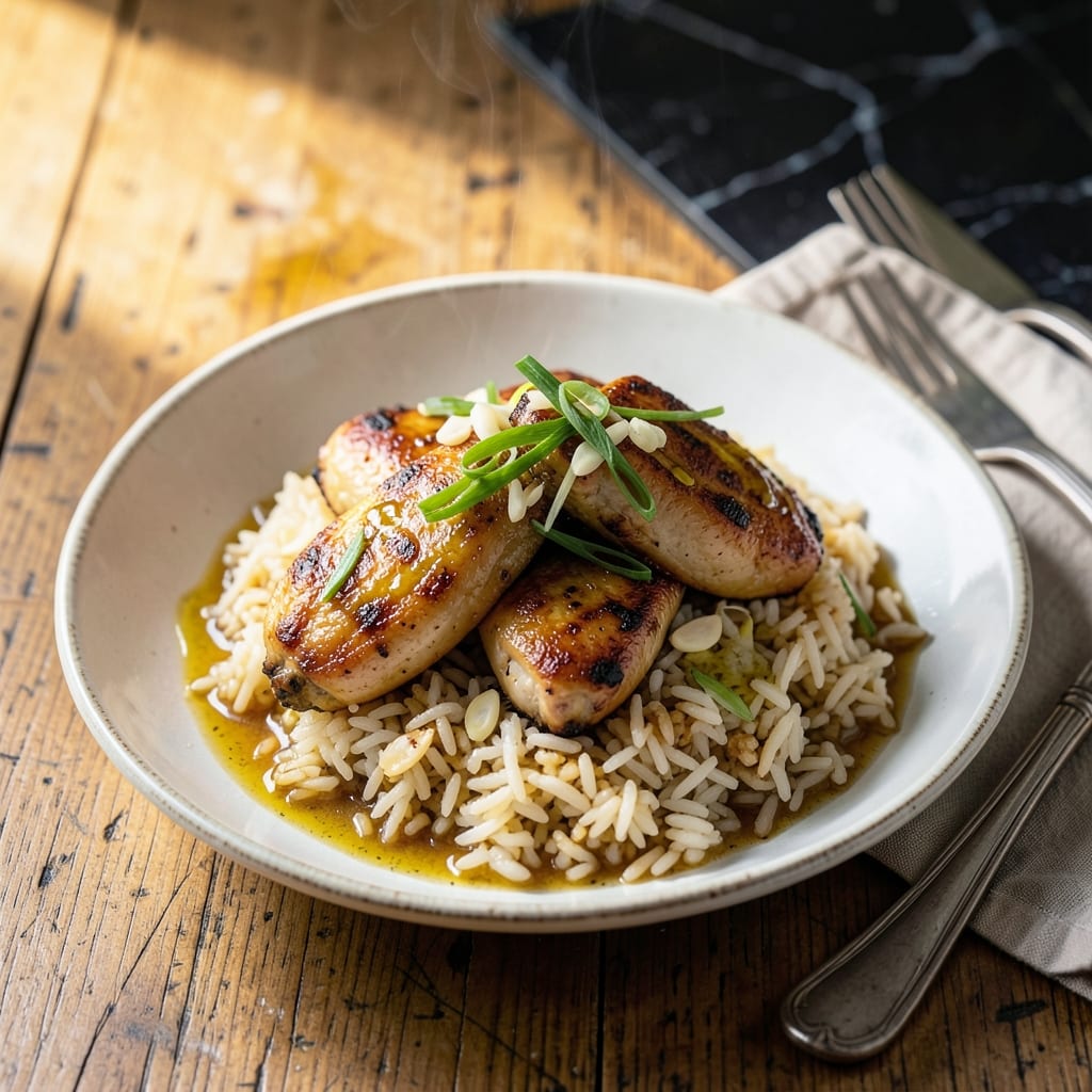 Heavenly Chicken Angel Rice Recipe: Silky Chicken Over Fragrant Grains