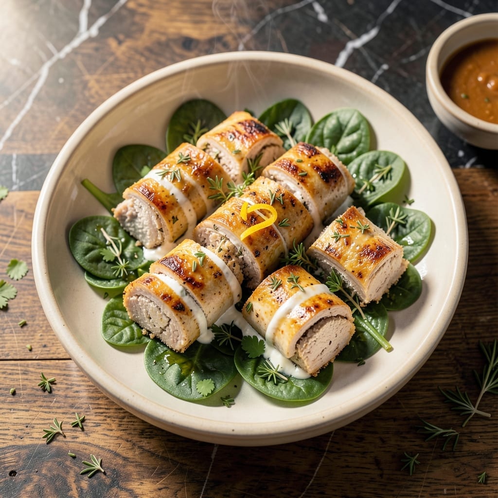 Chicken Roulade Recipe: Herb-Stuffed Elegance in Every Slice Chicken Roulade Recipe: Herb-Stuffed Elegance in Every Slice
