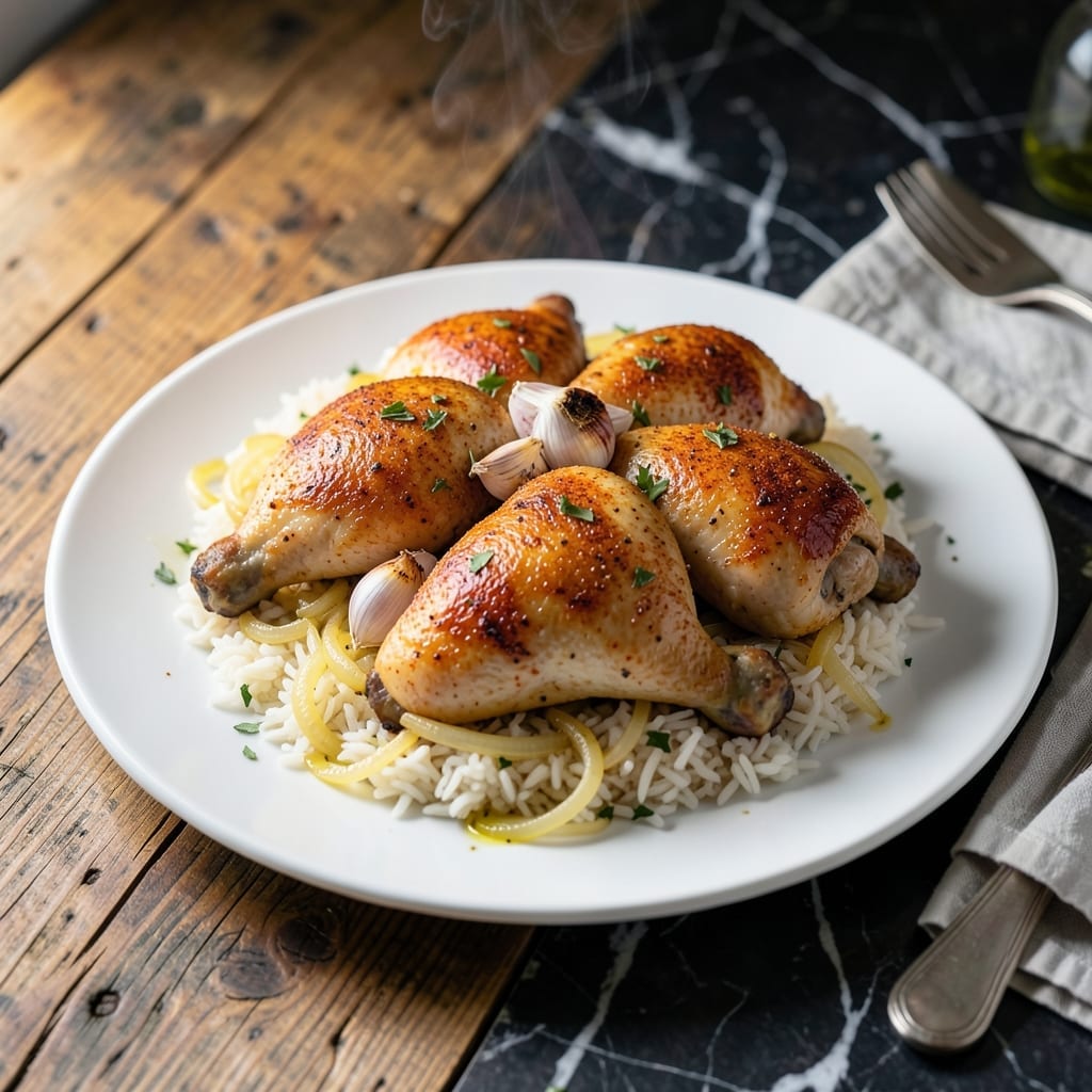 Baked Chicken Over Rice Recipe: One-Pan Savory Satisfaction