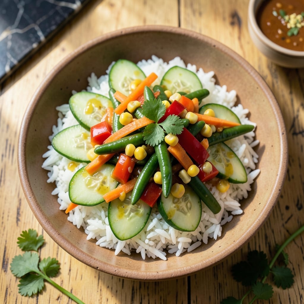 Indonesian Rice Salad Recipe: Tropical Freshness in Every Bite Indonesian Rice Salad Recipe: Tropical Freshness in Every Bite