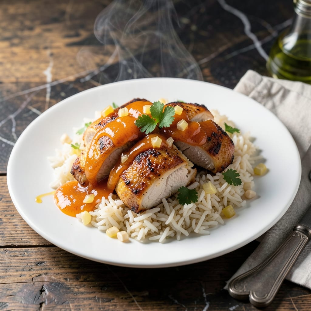 Apricot Chicken and Rice Recipe: Sweet and Savory One-Pot Meal