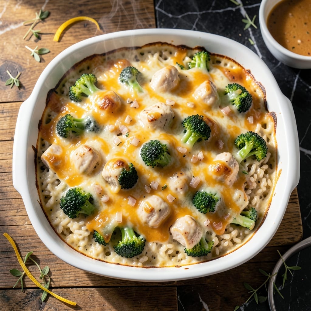 Minute Rice Chicken Broccoli Casserole Recipe: Cheesy Weeknight Bake
