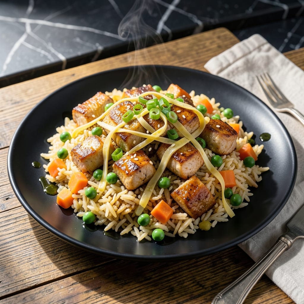 5 Star Chicken Fried Rice Recipe: Wok-Seared Umami With Veggie Crunch