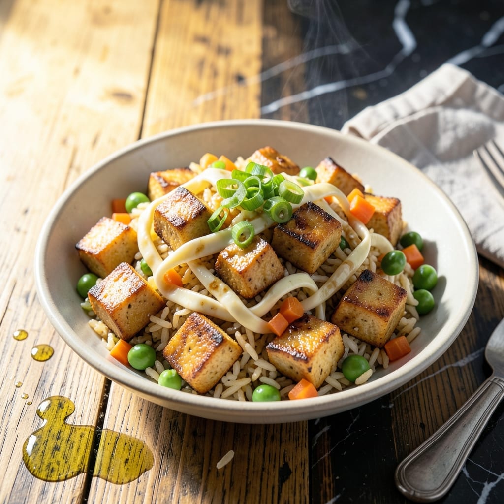 Tofu Fried Rice Recipe With Egg: Vegetable-Packed and Protein-Rich