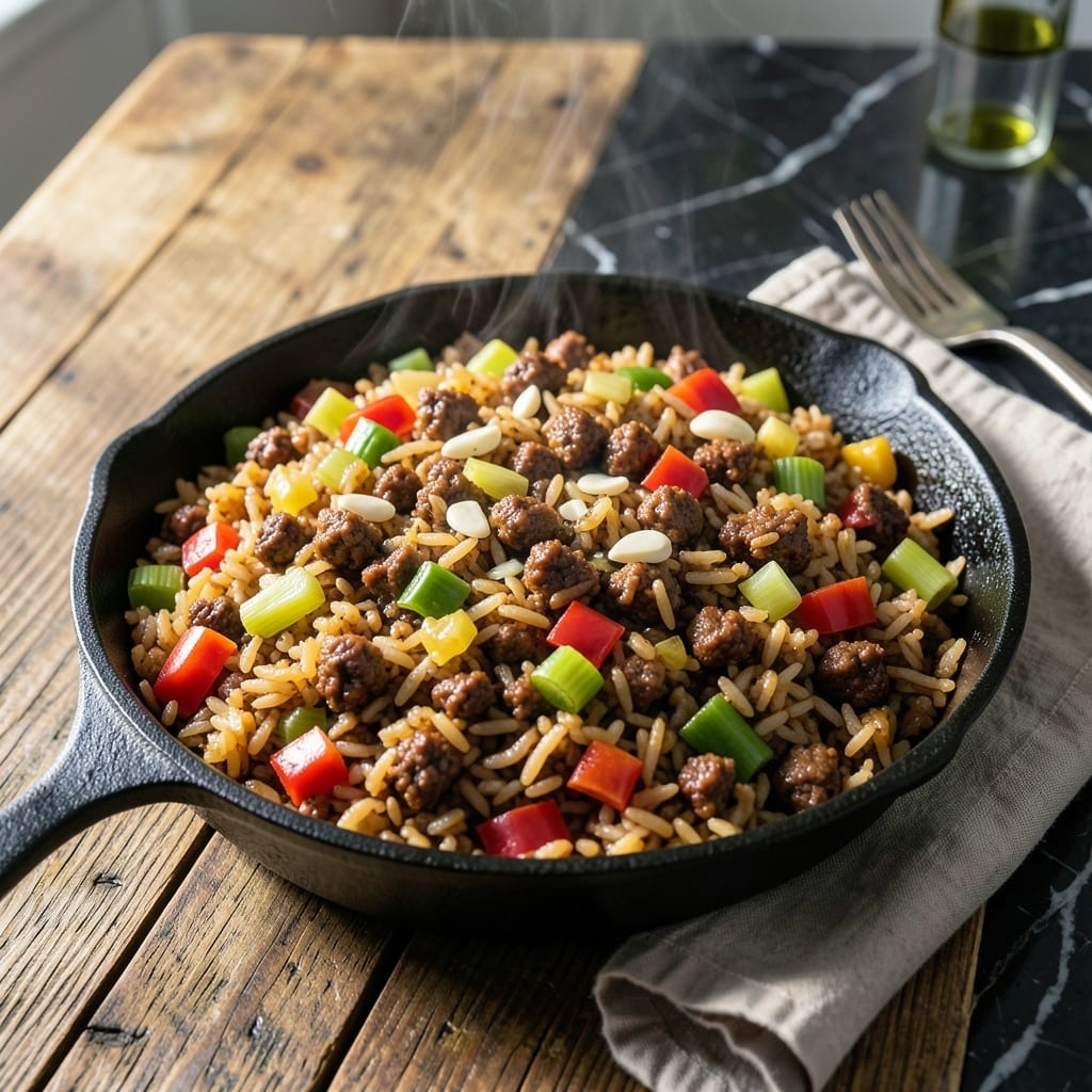 Dirty Rice Recipe: Cajun-Spiced One-Pan Comfort