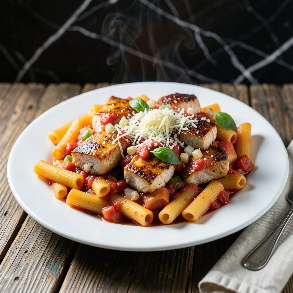 Chicken Riggies Original Recipe: Utica-Style Rigatoni with Spicy Tomato Cream
