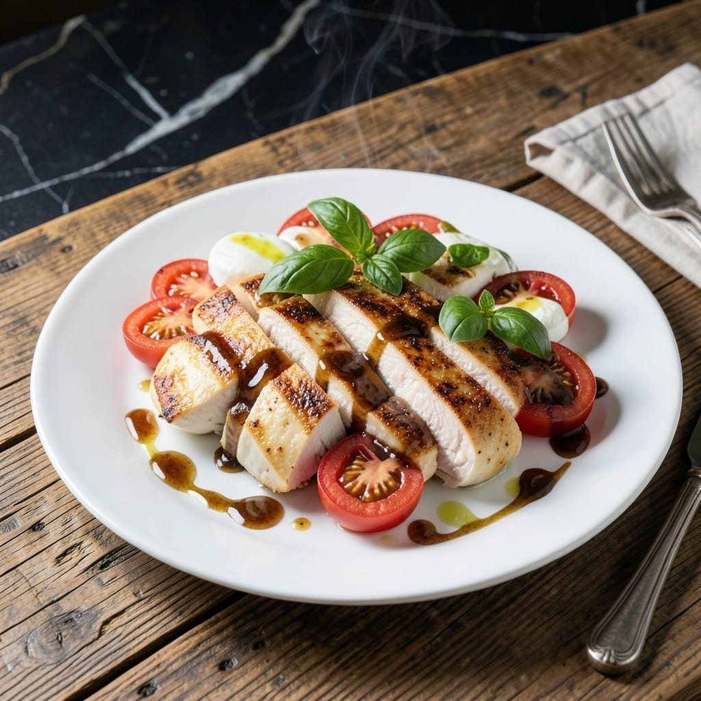 Balsamic Chicken Caprese Recipe: Tomato Basil Freshness in Every Bite