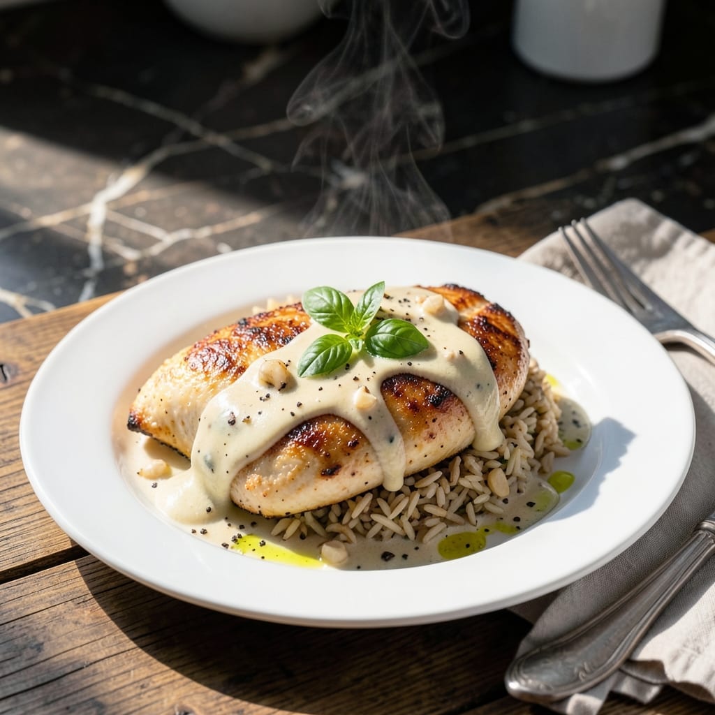 Basil Cream Chicken Recipe: Herb-Infused Velvety Sauce Basil Cream Chicken Recipe: Herb-Infused Velvety Sauce
