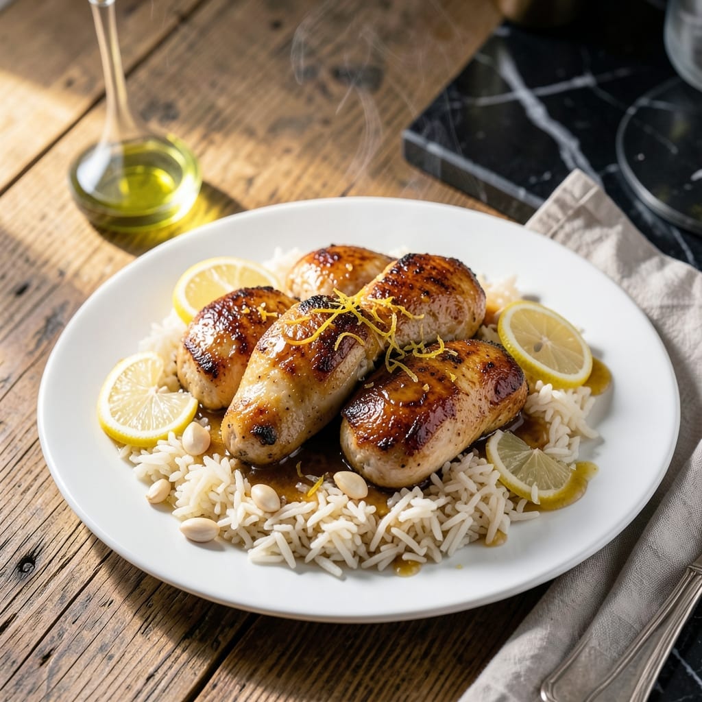 Lemon Chicken and Rice Slow Cooker Recipe: Hands-Off Zesty Comfort