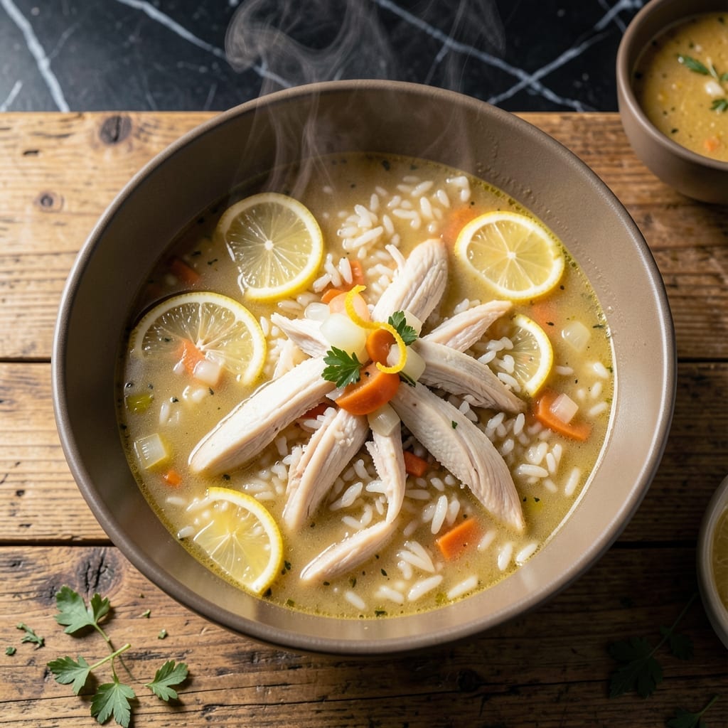 National Coney Island Chicken Lemon Rice Soup Recipe: Tangy Citrus Broth With Tender Bites