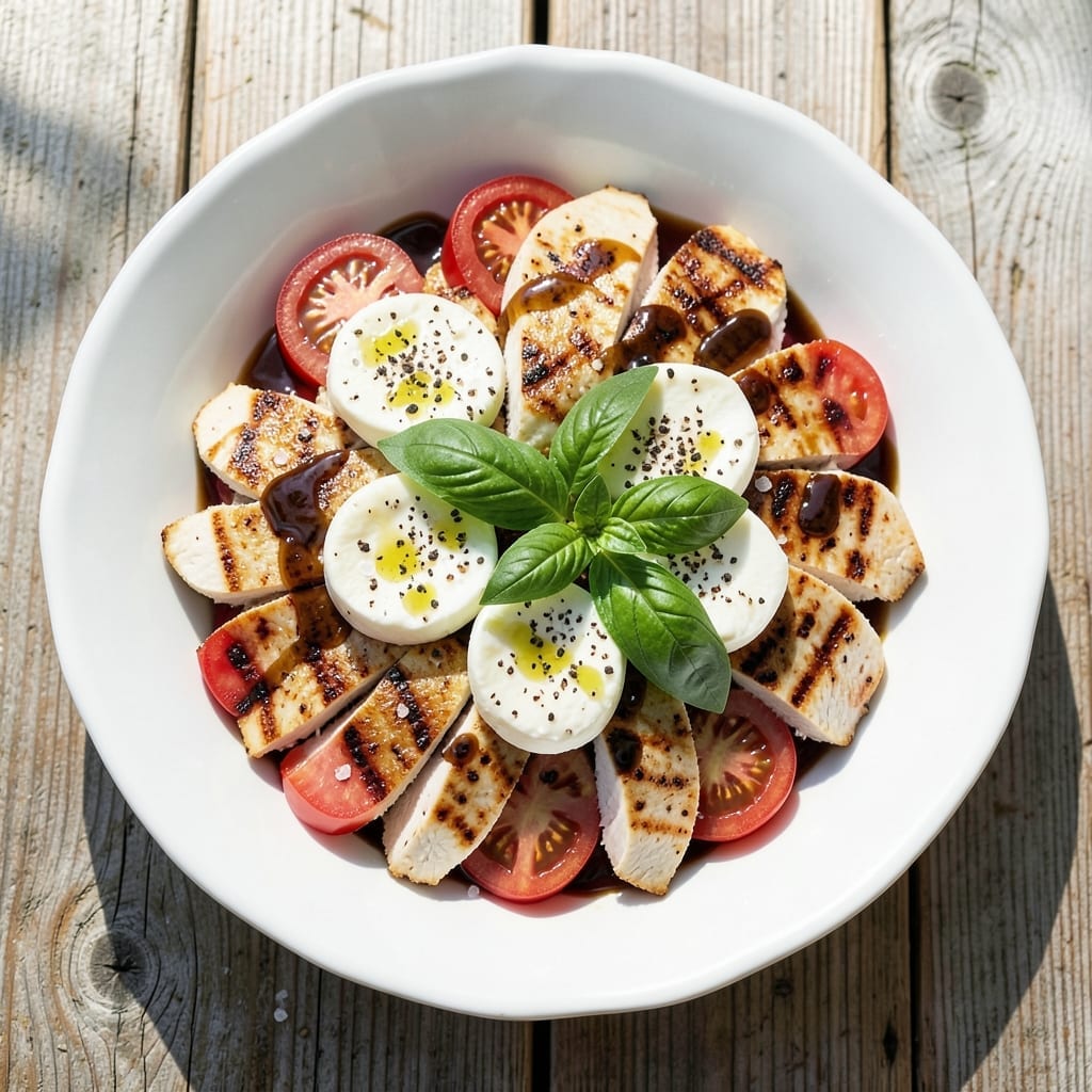 Chicken Caprese Salad Recipe: Fresh Mozzarella and Basil Harmony