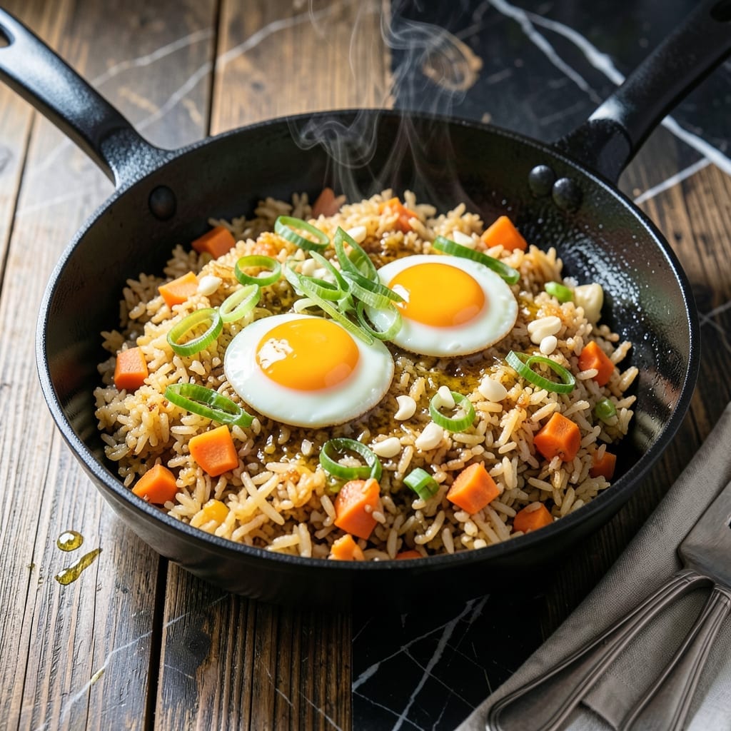 Fried Rice Recipe Step by Step: Wok-Seared Umami With Fresh Veggies Fried Rice Recipe Step by Step: Wok-Seared Umami With Fresh Veggies