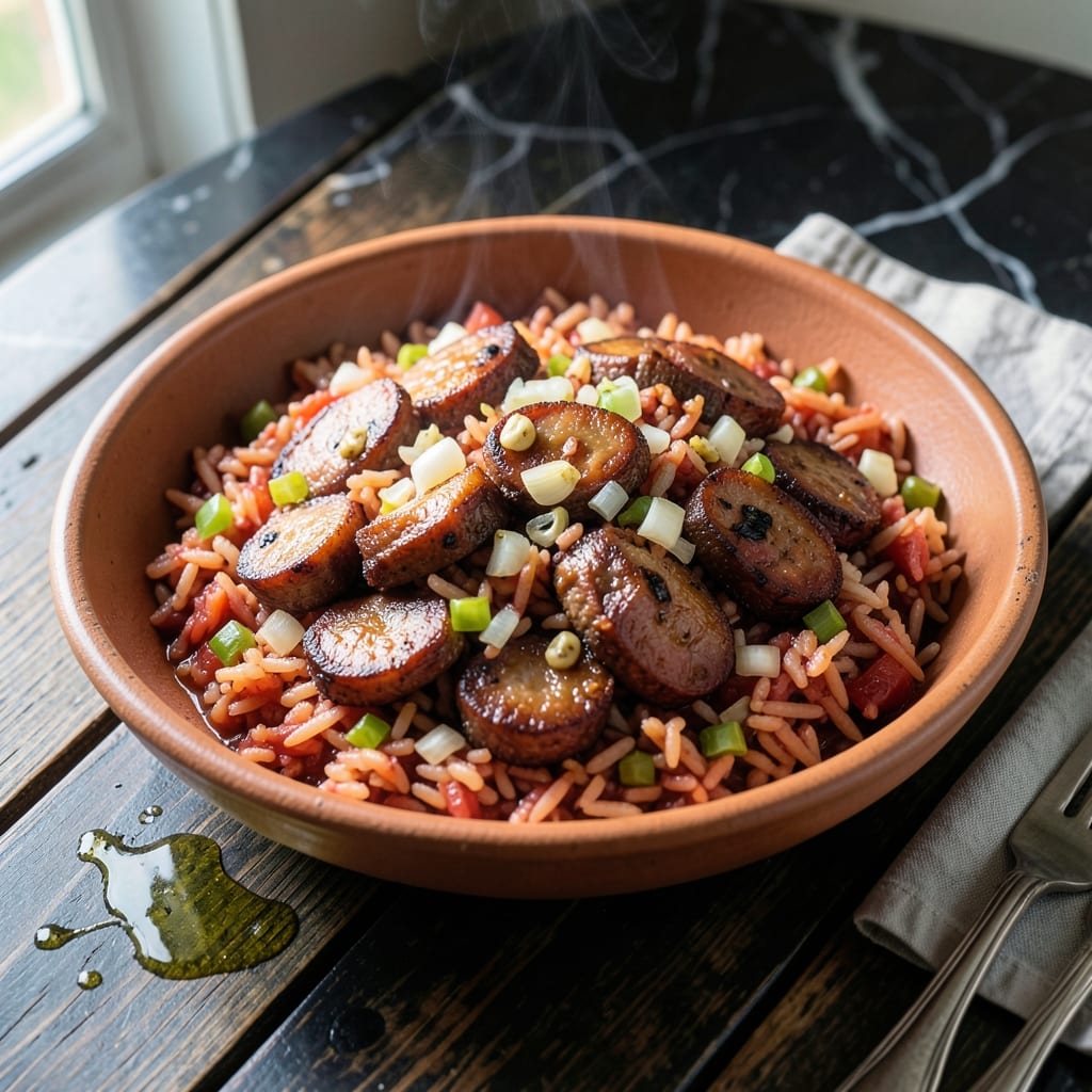 Gullah Geechee Red Rice and Sausage Recipe: Coastal Spice in Every Bite