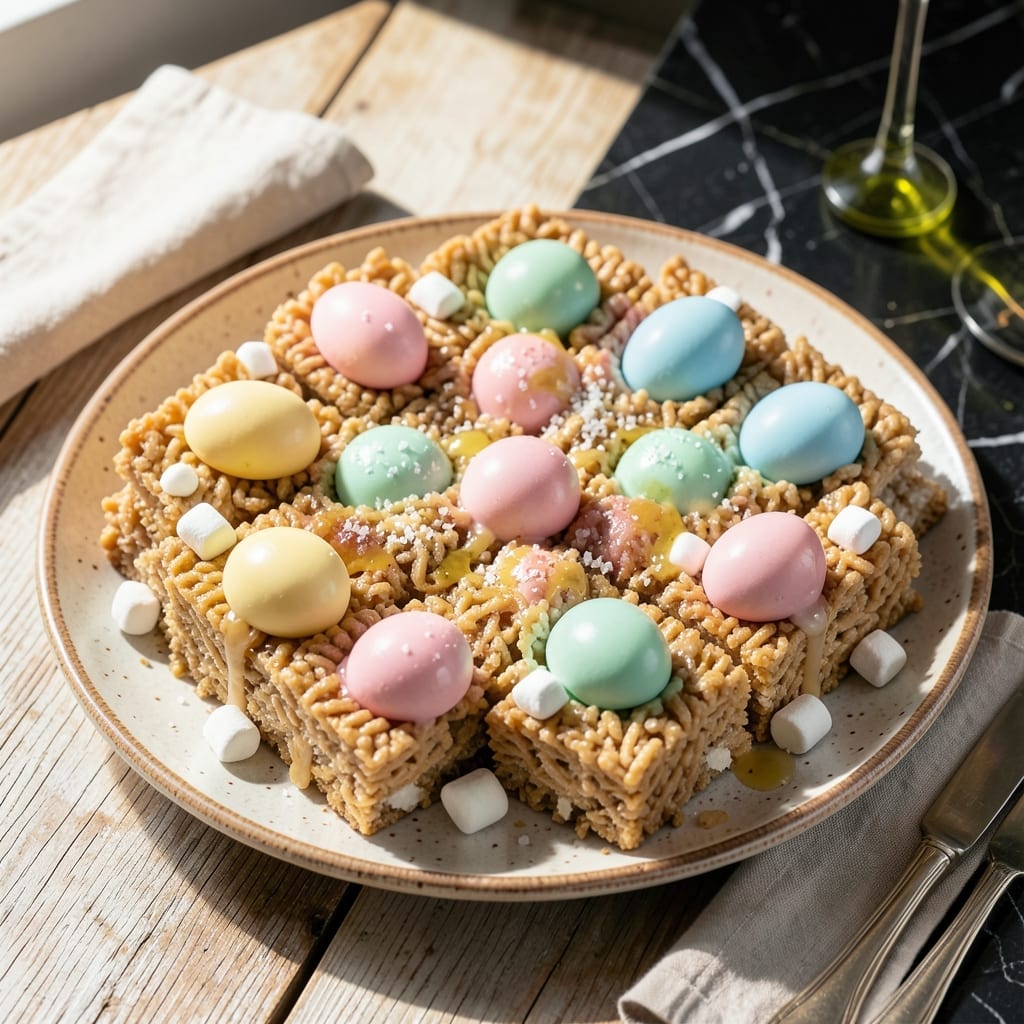 Rice Krispie Treats Eggs Recipe: Festive No-Bake Nest Surprise