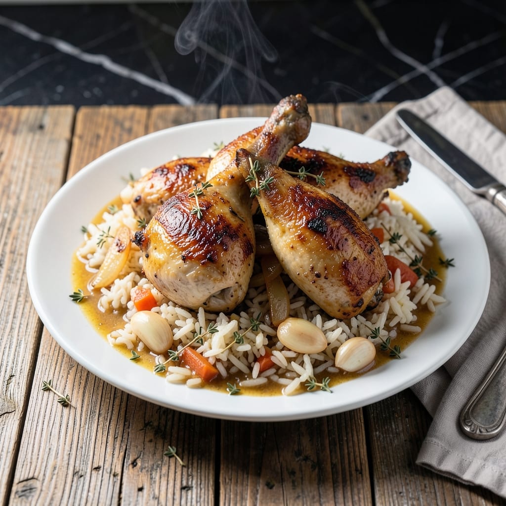 Chicken Legs and Rice Crockpot Recipe: Hands-Off Comfort Food Magic