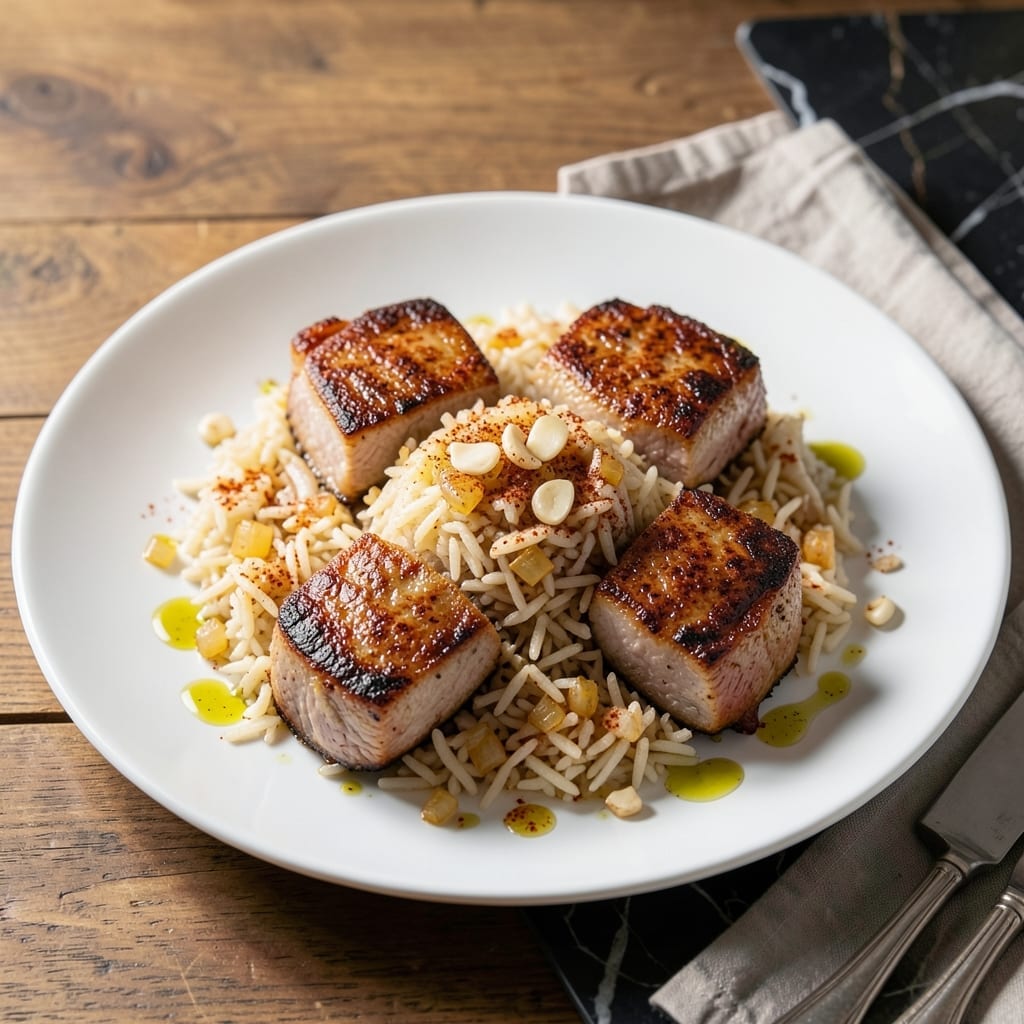 Spanish Rice With Pork Chops Recipe: Smoky Paprika Infusion in One Pan Spanish Rice With Pork Chops Recipe: Smoky Paprika Infusion in One Pan