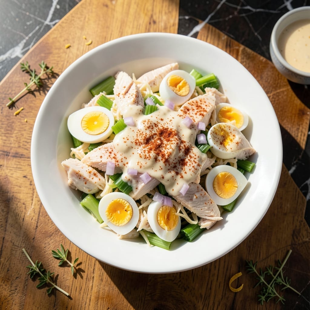 Old Fashioned Chicken Salad Recipe With Eggs: Classic Creamy Comfort With a Hard-Boiled Twist Old Fashioned Chicken Salad Recipe With Eggs: Classic Creamy Comfort With a Hard-Boiled Twist