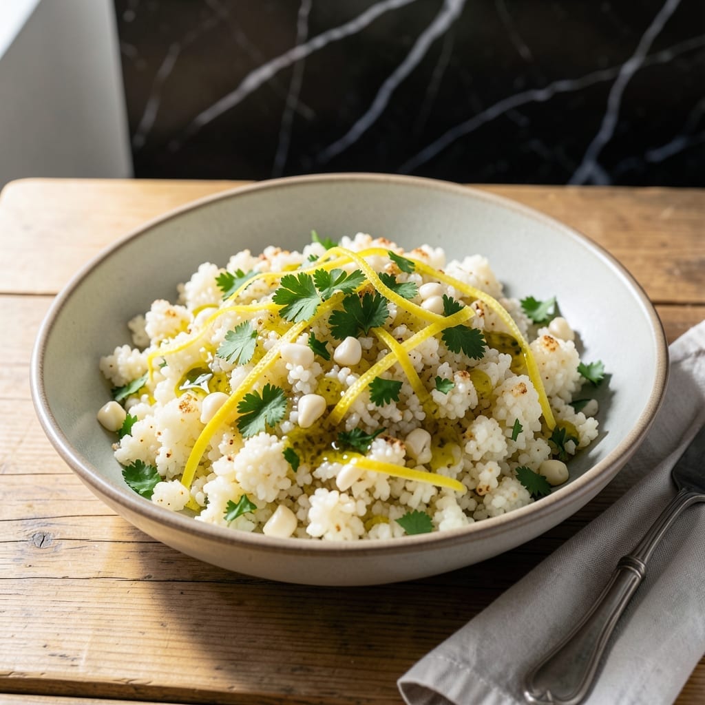 Greek Cauliflower Rice Recipe: Lemon-Herb Mediterranean Lightness