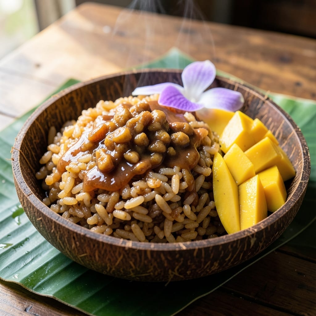 Filipino Biko Sweet Rice Recipe: Sticky Coconut Glutenous Delight