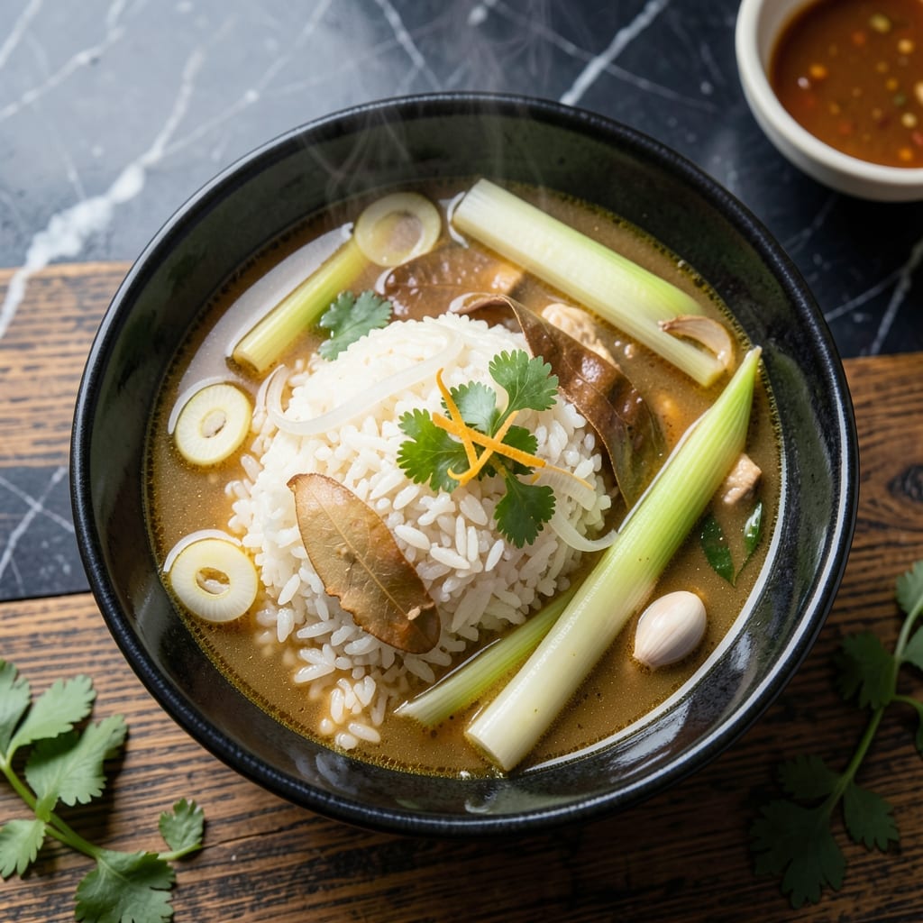 Thai Rice Soup Recipe: Fragrant Lemongrass Broth With Chewy Grains