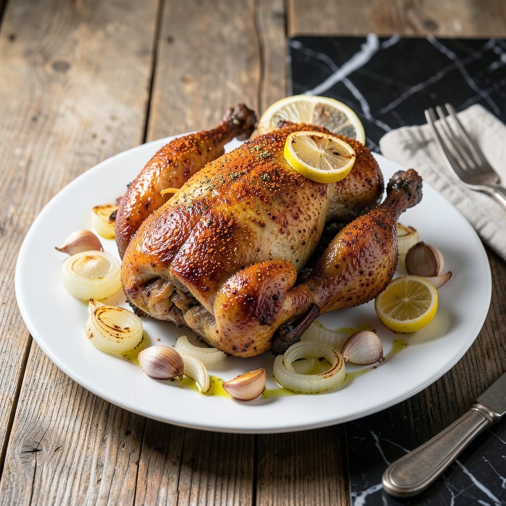 African Roast Chicken Recipe: Spice-Rubbed Succulence With Crispy Skin African Roast Chicken Recipe: Spice-Rubbed Succulence With Crispy Skin