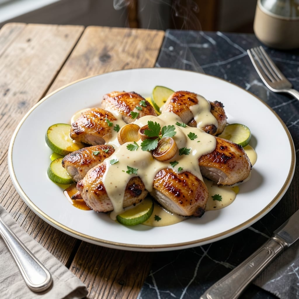 Chicken Normandy Recipe: Apple-Cream Braised French Classic