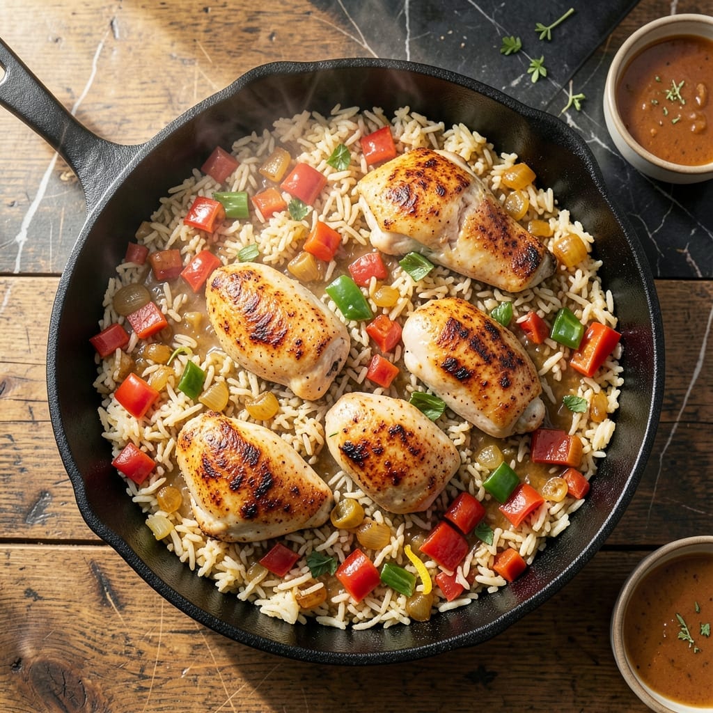 Knorr Spanish Rice and Chicken Casserole Recipe: One-Dish Fiesta with Bold Flavors