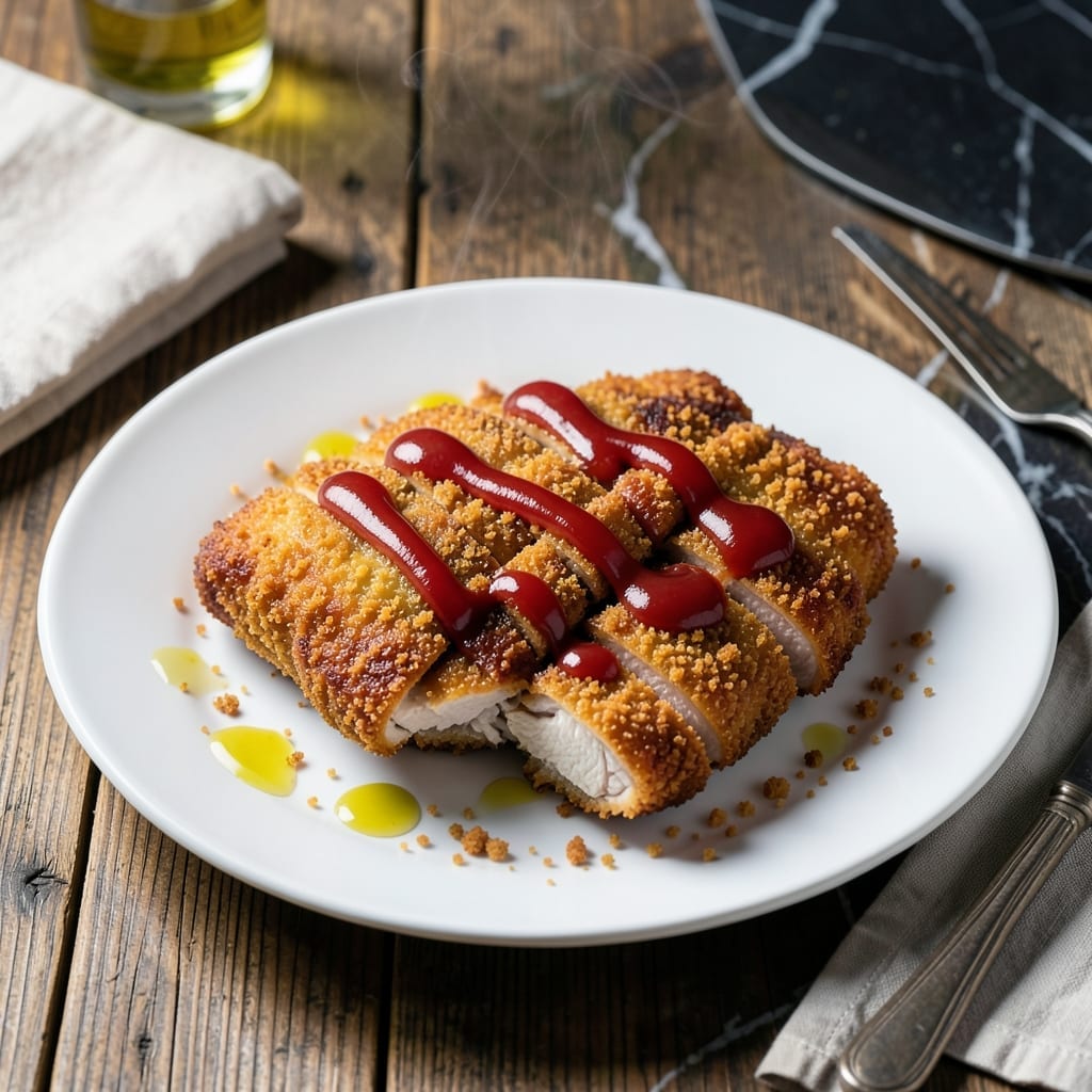 Chicken Tonkatsu Recipe: Crispy Panko-Crusted Cutlets With Tangy Tonkatsu Sauce Chicken Tonkatsu Recipe: Crispy Panko-Crusted Cutlets With Tangy Tonkatsu Sauce