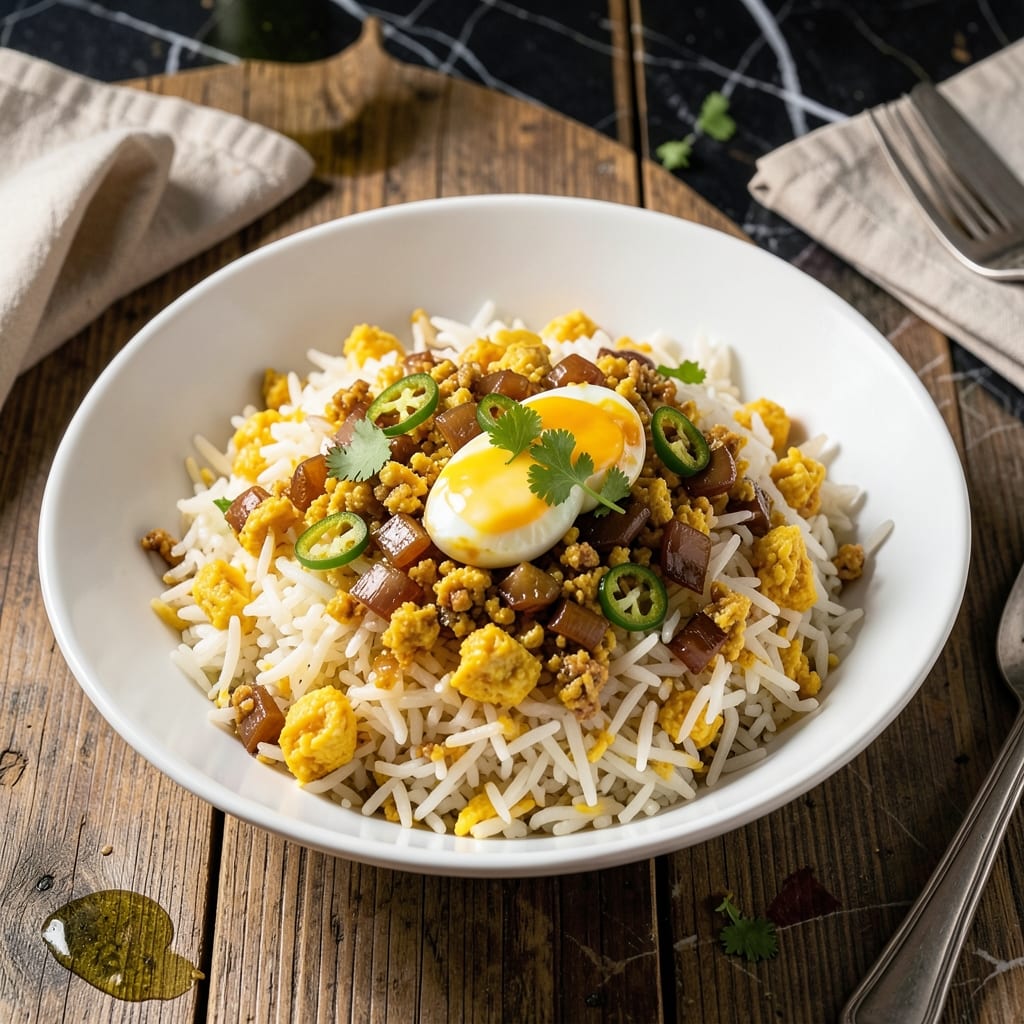 Bhurji Rice Recipe: Spiced Scramble with Fluffy Grains Bhurji Rice Recipe: Spiced Scramble with Fluffy Grains