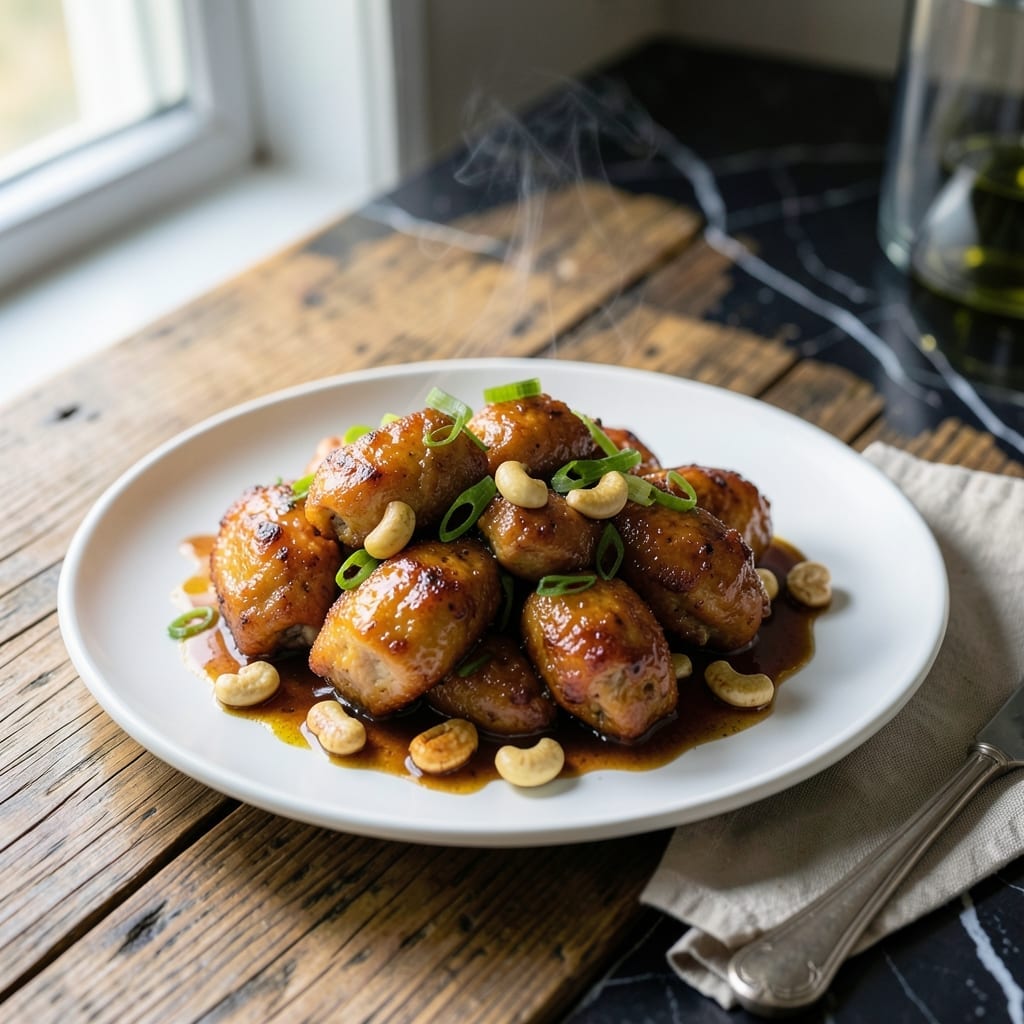 Cashew Chicken Recipe Easy: Cornstarch-Coated Bites With Crunch