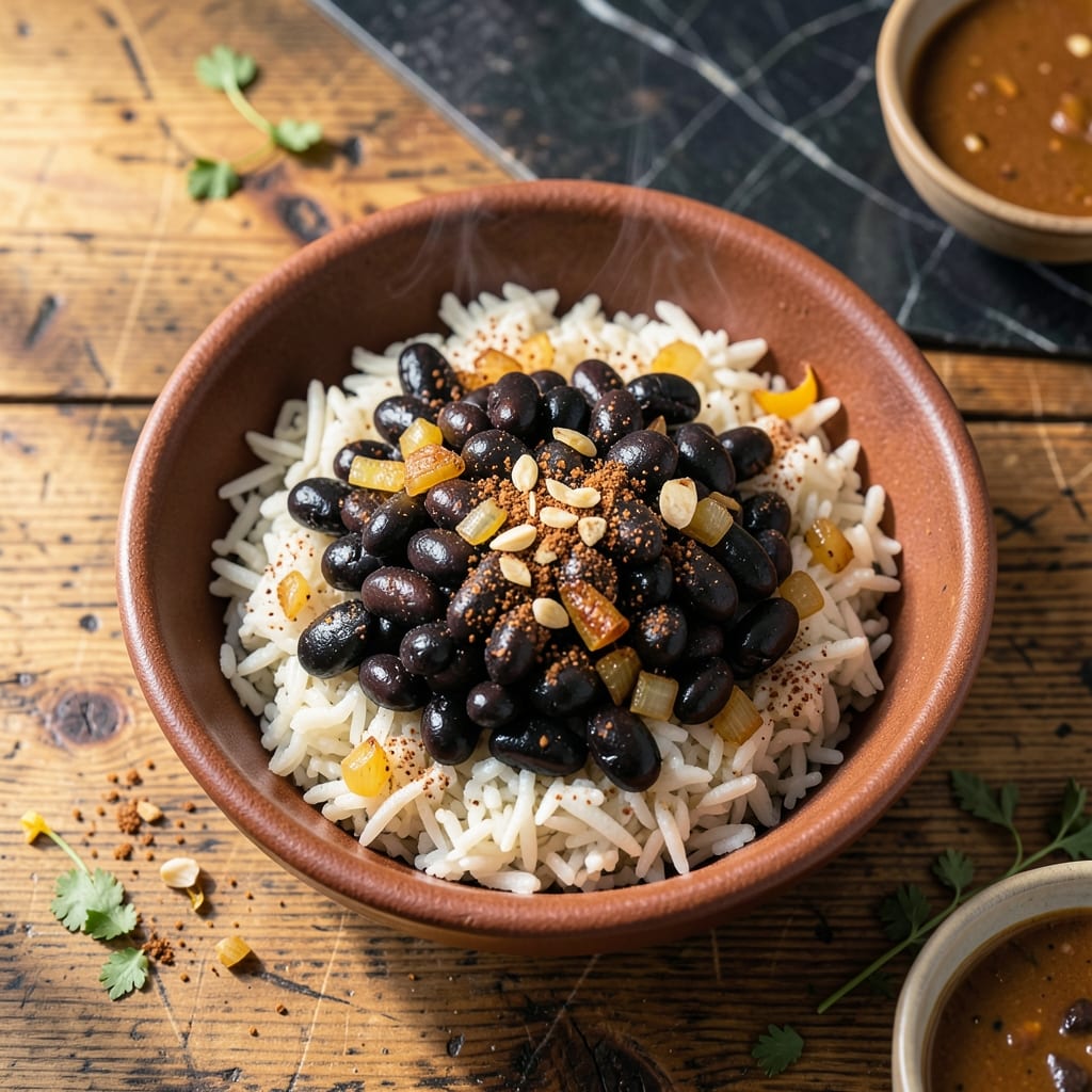 Houston's Black Beans and Rice Recipe: Smoky Southwestern Side Dish Houston's Black Beans and Rice Recipe: Smoky Southwestern Side Dish