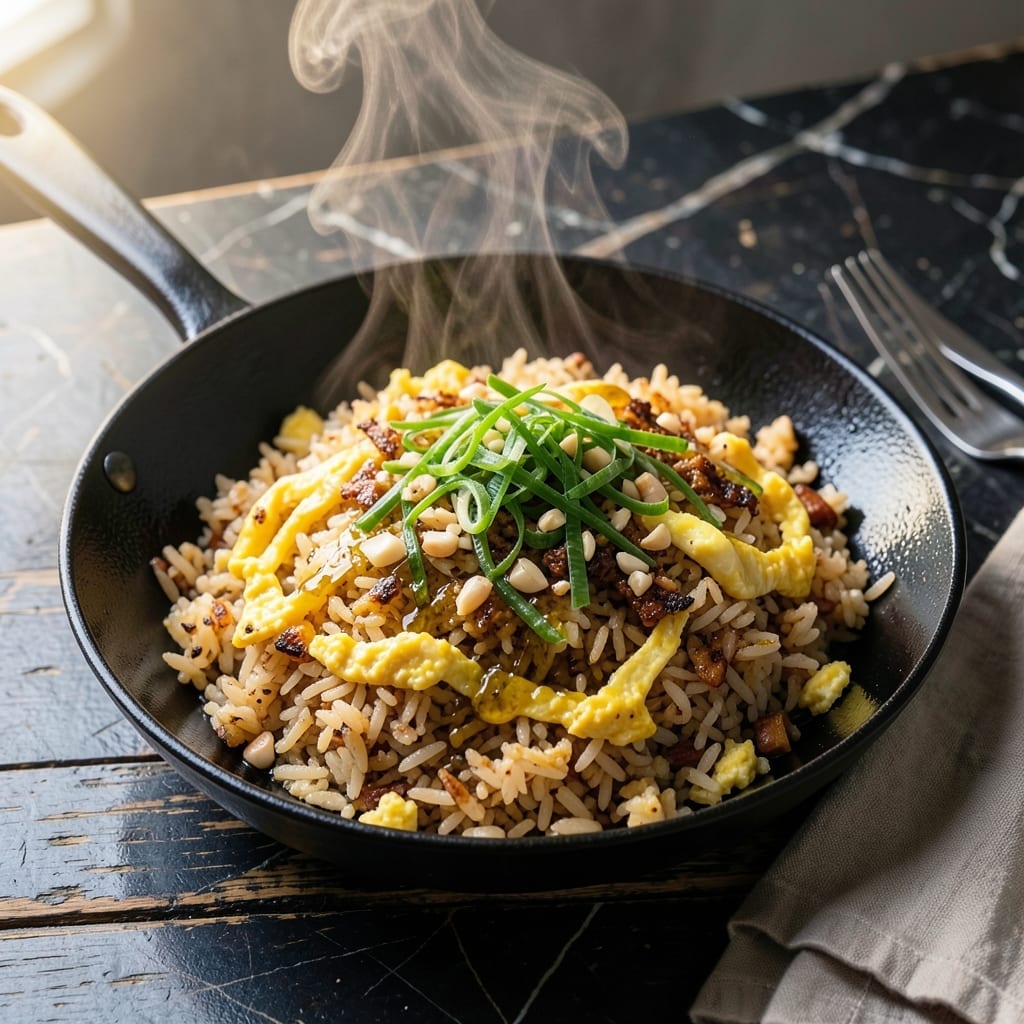 Eric Huang Fried Rice Recipe: Wok-Tossed Umami with Garden Freshness