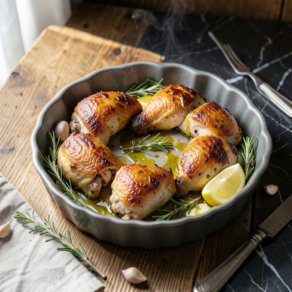 Bundt Pan Chicken Recipe: One-Pan Juicy Herb-Roasted Delight