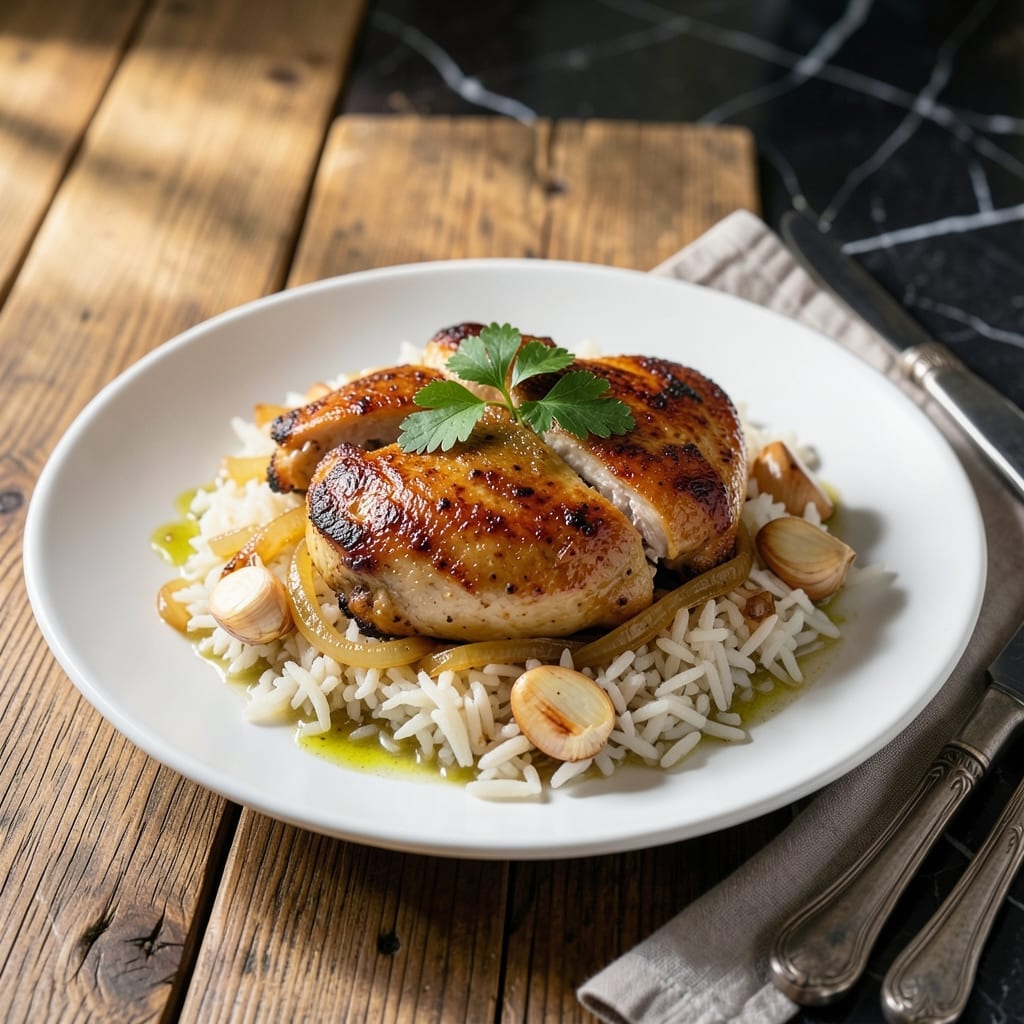 Juicy Chicken and Rice Recipe: One-Pot Savory Satisfaction