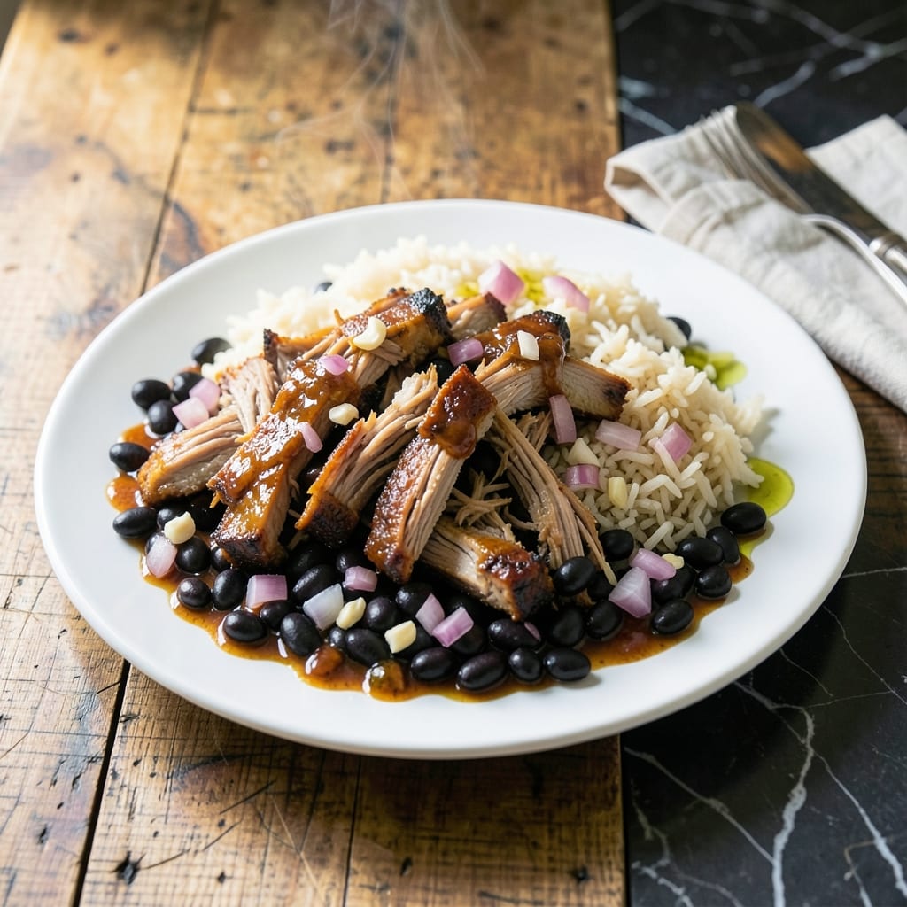 Pulled Pork Rice and Beans Recipe: Smoky BBQ Meets Latin Flavor