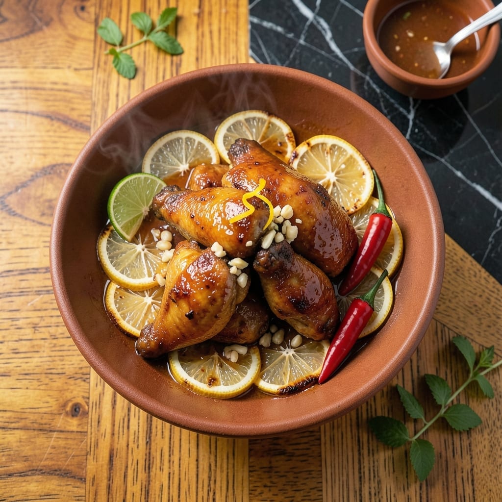 Surinamese Chicken Recipe: Pom-Tayered Citrus and Nutmeg Infusion Surinamese Chicken Recipe: Pom-Tayered Citrus and Nutmeg Infusion