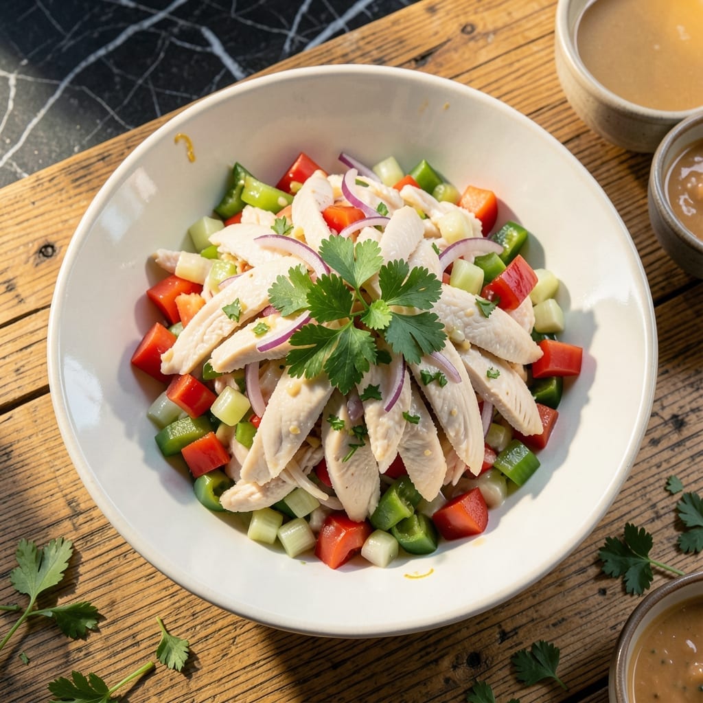 Chicken Salad Recipe With Veggies: Bright Herbs and Crisp Garden Freshness Chicken Salad Recipe With Veggies: Bright Herbs and Crisp Garden Freshness