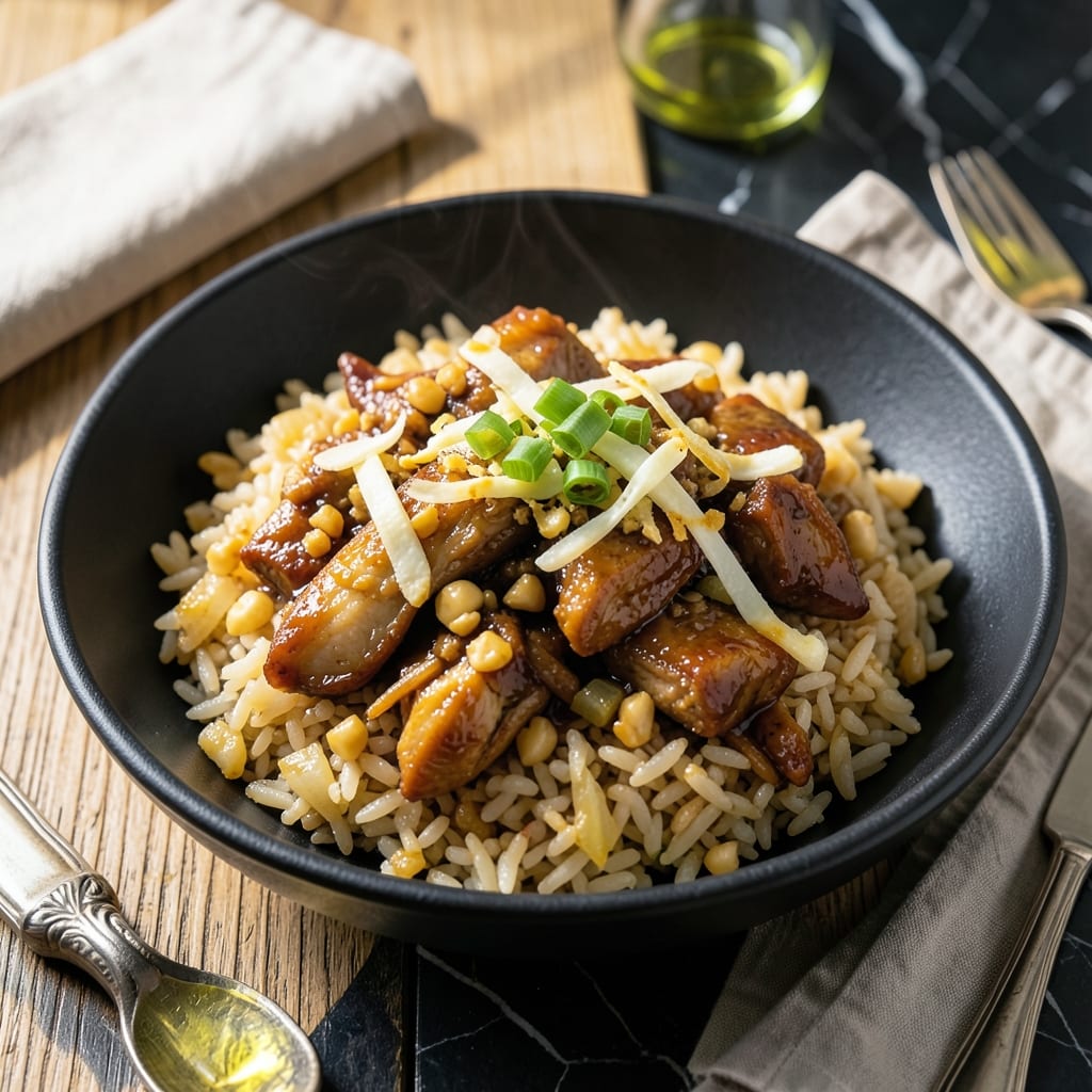 Elena's Adobo Fried Rice Recipe: Filipino-Style Savory Wok Magic Elena's Adobo Fried Rice Recipe: Filipino-Style Savory Wok Magic