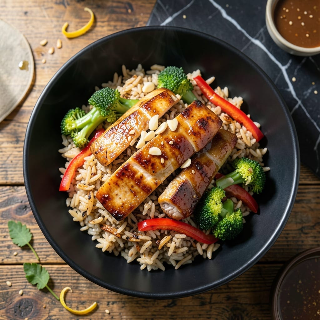 Chicken and Brown Rice Stir Fry Recipe: Wok-Seared Protein With Nutty Grains