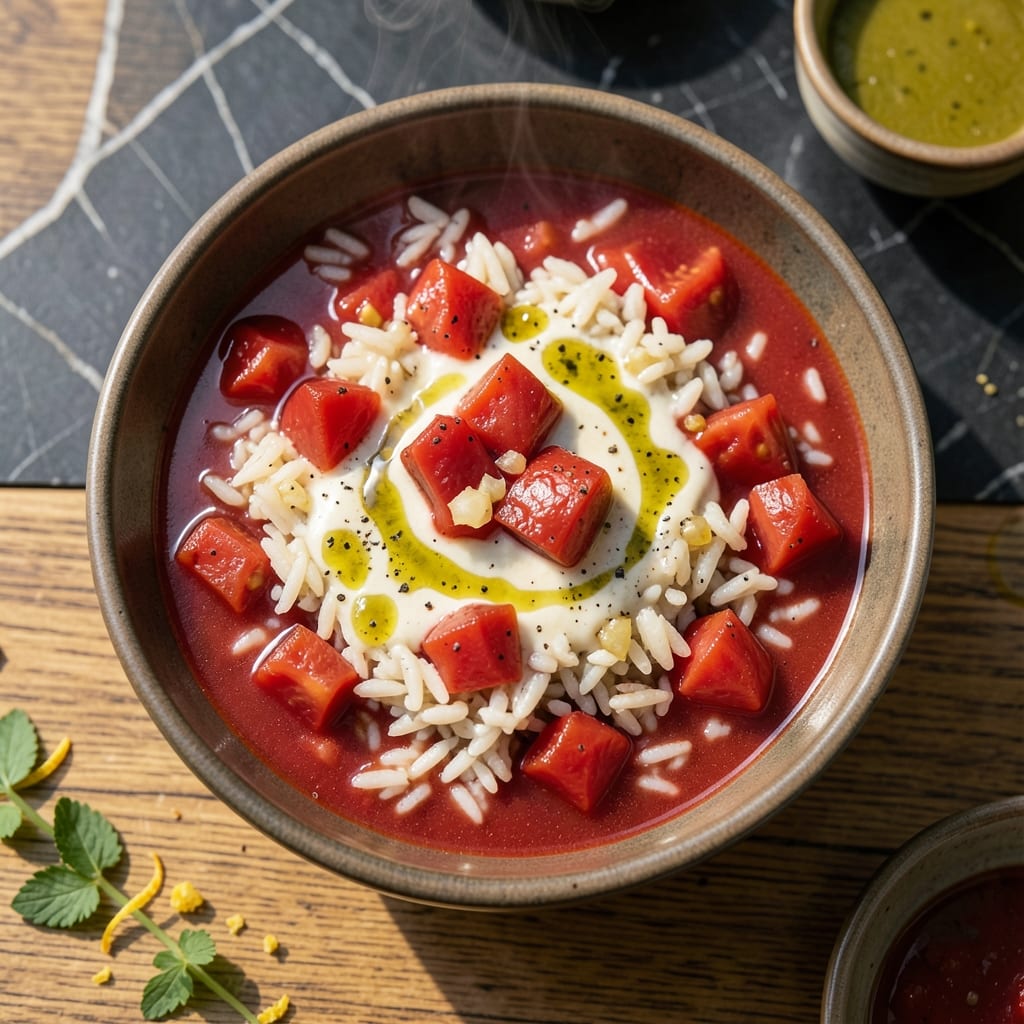 Fresh Tomato Rice Soup Recipe: Garden-Fresh Simmered Goodness Fresh Tomato Rice Soup Recipe: Garden-Fresh Simmered Goodness